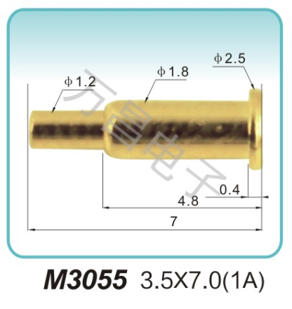 M3055 3.5x7.0(1A)彈簧連接器 探針