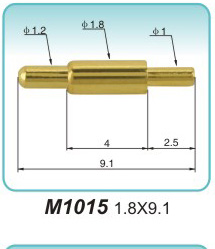 彈簧頂針M1015 1.8X9.1