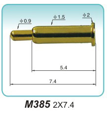 彈簧接觸針  M385  2x7.4
