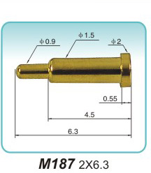 彈簧接觸針  M187 2x6.3