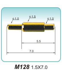 雙頭彈簧頂針M128 1.5X7.0